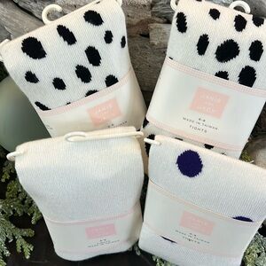 Janie and Jack footed tights size 6/8